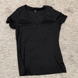 Champion black v neck workout top